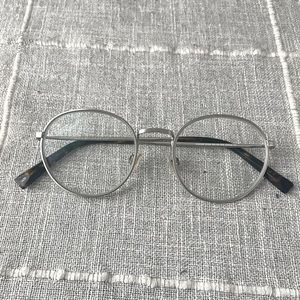 Warby Parker Simon Eyeglasses (silver wireframe)